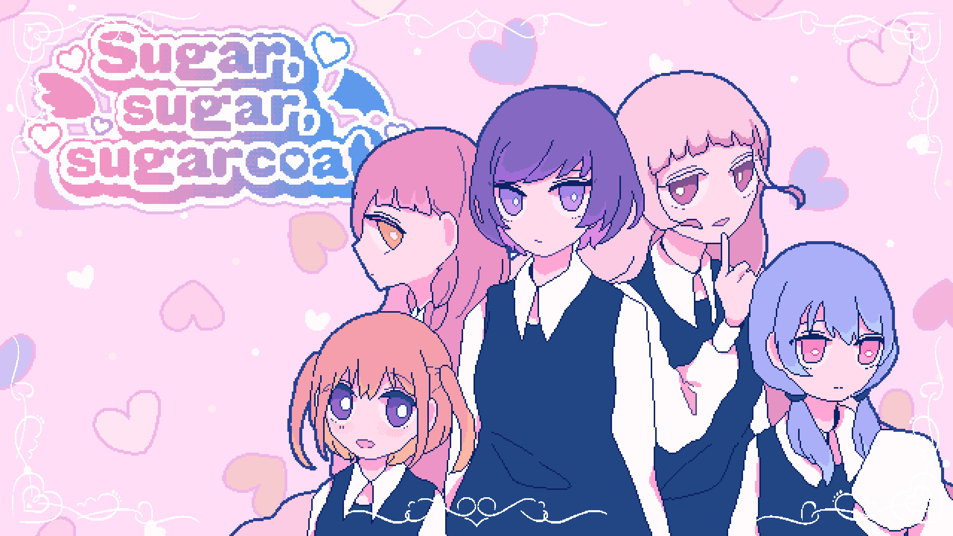 [下载/自购/游戏/熟肉]Sugar,sugar,sugarcoat[Steam官中][扑家工作室][270MB][パンくず工房][2024]
パンくず工房]